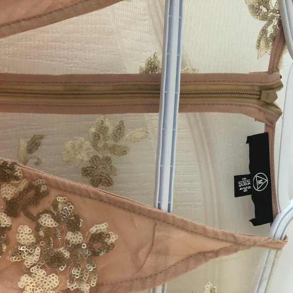 Missguided Sequin/Mesh Mini Dress (NEVER WORN) - Picture 2 of 7